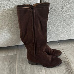 Brown Suede Boots